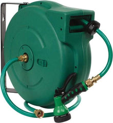 Value Collection - 65' Spring Retractable Hose Reel - 140 psi, Hose Included - Apex Tool & Supply