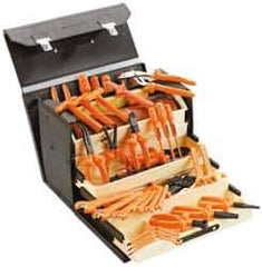 Facom - 38 Piece Insulated Hand Tool Set - Comes in Tool Box - Apex Tool & Supply