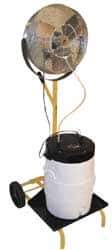 TPI - 18" Fan, 5,750 CFM, 1/8 hp Misting Cooler - 1 Speed, 1 Phase, 120 Volts, 2.2 Amps - Apex Tool & Supply