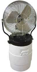 TPI - 18" Fan, 5,750 CFM, 1/8 hp Misting Cooler - 1 Speed, 1 Phase, 120 Volts, 2.2 Amps - Apex Tool & Supply