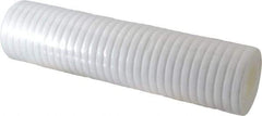 Parker - 2-1/2" OD, 1µ, Polyolefin Thermal Bonded Cartridge Filter - 10" Long - Apex Tool & Supply