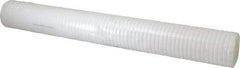 Parker - 2-1/2" OD, 5µ, Polyolefin Thermal Bonded Cartridge Filter - 20" Long - Apex Tool & Supply
