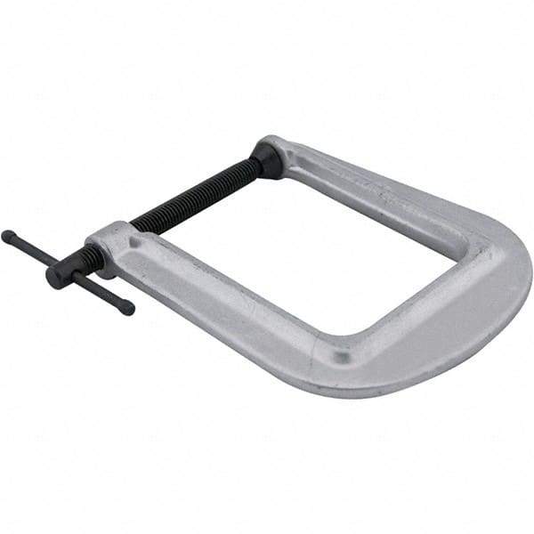 Wilton - Regular-Duty 2-1/2" Max Opening, 4" Throat Depth, Ductile Iron Deep Reach Carriage Clamp - 600 Lb Capacity, 0" Min Opening, Deep Throat - Apex Tool & Supply