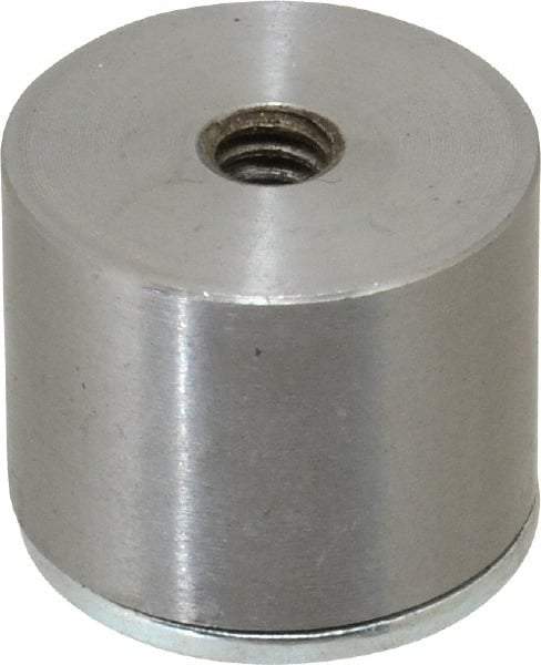 Eclipse - 1" Diam, 1/4-20 Thread, 7 Lb Average Pull Force, Alnico Pot Magnets - 220°C Max Operating Temp, 3/4" High - Apex Tool & Supply