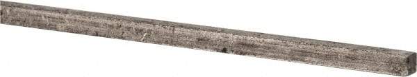 Precision Brand - 12" Long, Plain Key Stock - Medium Carbon Steel - Apex Tool & Supply