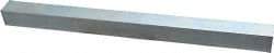 Precision Brand - 12" Long x 7/8" High x 7/8" Wide, Zinc-Plated Key Stock - Low Carbon Steel - Apex Tool & Supply