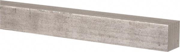 Precision Brand - 12" Long x 5/8" High x 5/8" Wide, Plain Key Stock - Low Carbon Steel - Apex Tool & Supply