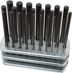Spellmaco - 25 Piece, 1 to 13mm, Transfer Punch Set - Apex Tool & Supply