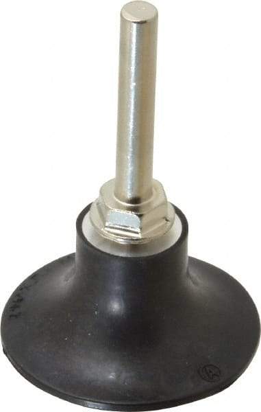 Norton - 2" Diam Quick-Change Type S Disc Backing Pad - 1/4" Shank Diam, Medium Density, 25,000 RPM, Speed-Lok TS Compatible - Apex Tool & Supply