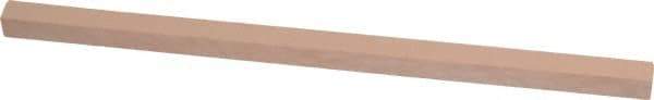 Value Collection - 600 Grit Aluminum Oxide Square Polishing Stone - Super Fine Grade, 1/4" Wide x 6" Long x 1/4" Thick - Apex Tool & Supply