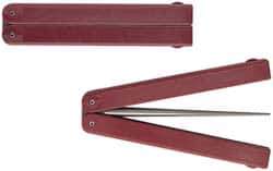 DMT - 9-1/2" OAL Fine Knife Sharpener Diamond File - 1/4" Wide, 4-3/16 LOC, Red, 600 Grit - Apex Tool & Supply