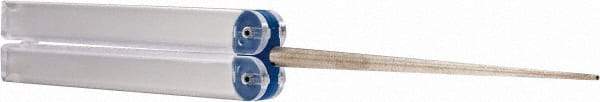DMT - 9-1/2" OAL Coarse Knife Sharpener Diamond File - 1/4" Wide x 1/16" Thick, 4-3/16 LOC, Blue, 325 Grit - Apex Tool & Supply