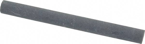 Value Collection - Round, Silicon Carbide, Toolroom Finishing Stick - 4" Long x 3/8" Wide, Fine Grade - Apex Tool & Supply