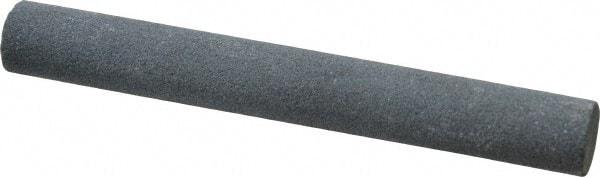 Value Collection - Round, Silicon Carbide, Toolroom Finishing Stick - 4" Long x 1/2" Wide, Medium Grade - Apex Tool & Supply