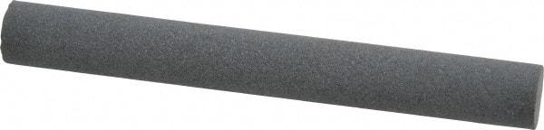 Value Collection - Round, Silicon Carbide, Toolroom Finishing Stick - 4" Long x 1/2" Wide, Fine Grade - Apex Tool & Supply