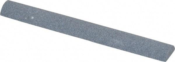 Value Collection - Half Round, Aluminum Oxide, Toolroom Finishing Stick - 4" Long x 1/2" Wide, Coarse Grade - Apex Tool & Supply