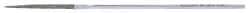 Strauss - 5-1/2" OAL Coarse Barrette Needle Diamond File - 5/32" Wide x 1/16" Thick, 1-5/8 LOC, 181 Grit - Apex Tool & Supply