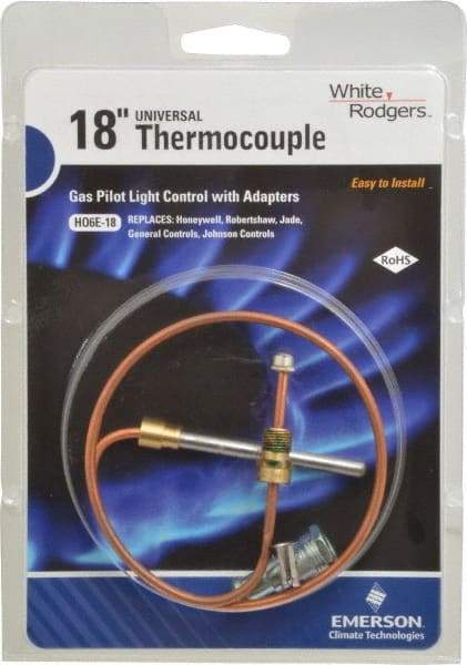 White-Rodgers - 18" Lead Length Universal Replacement HVAC Thermocouple - Universal Connection - Apex Tool & Supply