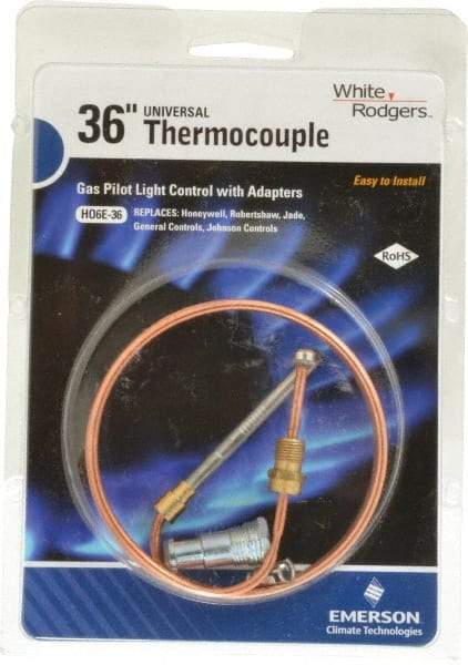 White-Rodgers - 36" Lead Length Universal Replacement HVAC Thermocouple - Universal Connection - Apex Tool & Supply