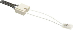 White-Rodgers - 120 VAC, 5 Amp, Two Terminal Receptacle with .093" Male Pins Connection, Silicon Carbide Hot Surface Ignitor - 9" Lead Length, For Use with Gas Burner - Apex Tool & Supply