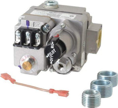 White-Rodgers - 24 VAC Coil Voltage, 3/4" x 3/4" Pipe, Natural, LP Standing Pilot Gas Valve - Inlet Pressure Tap, Side Taps - Apex Tool & Supply