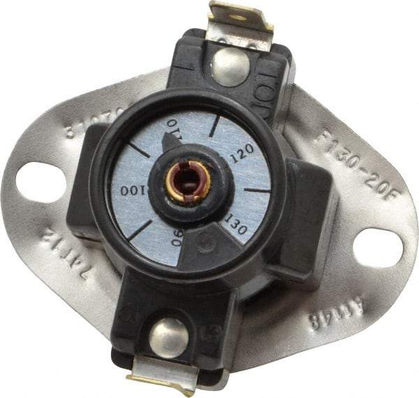 White-Rodgers - 90 to 130°F Cut In Temp, Close on Rise Switch Action, Snap Disc Control - 120/240 VAC, 72A at 120VAC, 60A at 240VAC Locked Rotor Amps, 25A at 120VAC, 25A at 240VAC Resistive Rating, Fan Control - Apex Tool & Supply