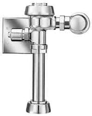Sloan Valve Co. - 1-1/2" Spud Coupling, 3/4" Pipe, Closet Automatic Flush Valve - Handle Opening, 1.6 Gal per Flush, Metal Cover, Powered by Electrical Line with 24 Volt Step Down Transformer - Apex Tool & Supply