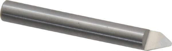 Onsrud - 60° Incl Angle, 1/4" Shank Diam, 2" OAL, 0.06" Cut Diam, Conical Engraving Cutter - 1/2" LOC, 0.06" Tip Diam, 1 Flute, Right Hand Cut, Solid Carbide, Uncoated - Apex Tool & Supply