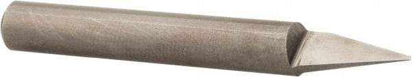 Onsrud - 30° Incl Angle, 1/4" Shank Diam, 2" OAL, 0.03" Cut Diam, Conical Engraving Cutter - 1/2" LOC, 0.03" Tip Diam, 1 Flute, Right Hand Cut, Solid Carbide, Uncoated - Apex Tool & Supply