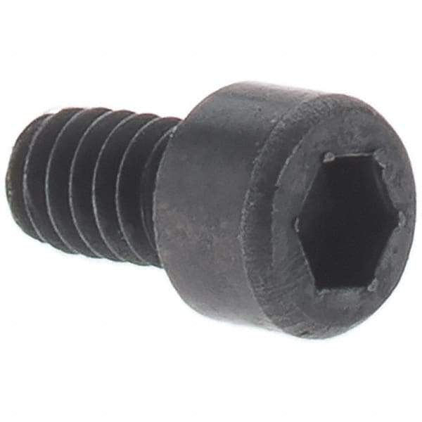 Value Collection - #4-48 UNF Hex Socket Drive, Socket Cap Screw - Alloy Steel, Black Oxide Finish, Fully Threaded, 7/8" Length Under Head - Apex Tool & Supply