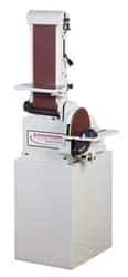 Rockford Machinery - 48 Inch Long x 6 Inch Wide Belt, 10 Inch Diameter, Combination Sanding Machine - 1,650 Ft./min Belt Speed, 1 HP, Single Phase - Apex Tool & Supply