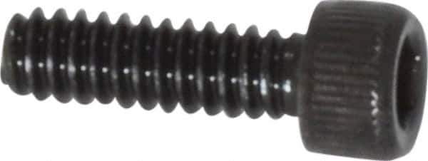 Value Collection - #4-40 UNC Hex Socket Drive, Socket Cap Screw - Alloy Steel, Black Oxide Finish, Fully Threaded, 3/8" Length Under Head - Apex Tool & Supply