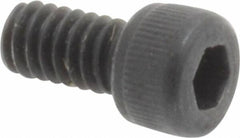 Value Collection - #5-40 UNC Hex Socket Drive, Socket Cap Screw - Alloy Steel, Black Oxide Finish, Fully Threaded, 1/4" Length Under Head - Apex Tool & Supply