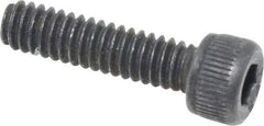 Value Collection - #5-40 UNC Hex Socket Drive, Socket Cap Screw - Alloy Steel, Black Oxide Finish, Fully Threaded, 1/2" Length Under Head - Apex Tool & Supply