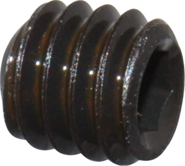 Value Collection - #5-44 UNF, 1/8" OAL, Cup Point Set Screw - Grade 8 Alloy Steel, 1/16" Key - Apex Tool & Supply