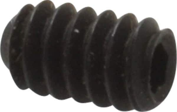 Value Collection - #4-40 UNC, 3/16" OAL, Cup Point Set Screw - Grade 8 Alloy Steel, 0.05" Key - Apex Tool & Supply