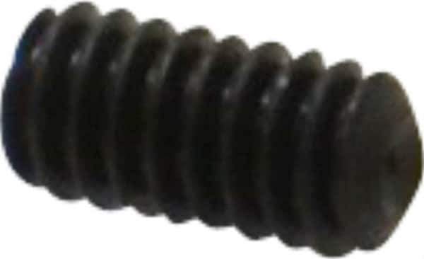 Value Collection - #5-40 UNC, 1/4" OAL, Cup Point Set Screw - Grade 8 Alloy Steel, 1/16" Key - Apex Tool & Supply