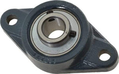 Value Collection - 3/4" ID, 2-3/8" OAW x 4-7/16" OAL x 2-3/8" OAH 2-Bolt High Temperature Flange Bearing - 1,650 Lb Static Cap, 2,830 Lb Dyn Cap, 3.531" Btw Mnt Hole Ctrs, 19/32" Base-to-Ctr Ht, Cast Iron - Apex Tool & Supply