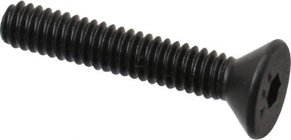 Value Collection - #5-40 UNC Hex Socket Drive, 82° Flat Screw - Alloy Steel, Black Oxide Finish, Fully Threaded, 3/4" OAL - Apex Tool & Supply