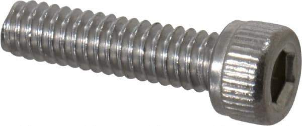 Value Collection - #5-40 UNC Hex Socket Drive, Socket Cap Screw - Grade 18-8 Stainless Steel, 1/2" Length Under Head - Apex Tool & Supply