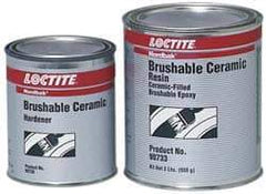 Loctite - 2 Lb Kit Gray Epoxy Resin Filler/Repair Caulk - 248°F Max Operating Temp, 6 hr Full Cure Time, Series 209 - Apex Tool & Supply