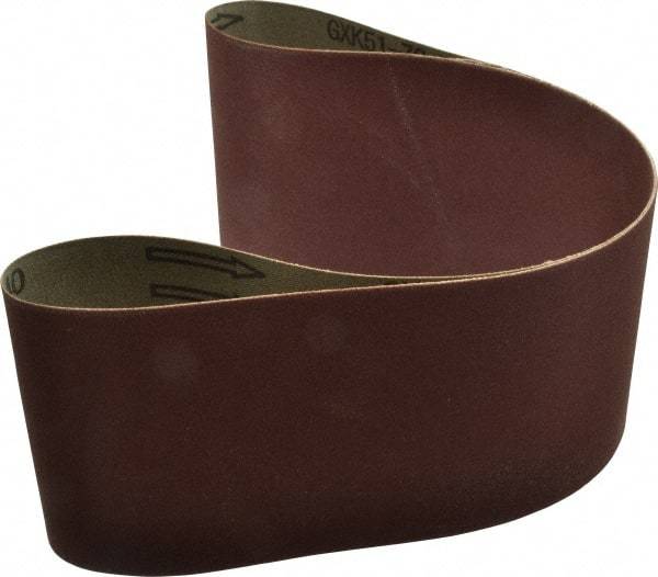 Tru-Maxx - 4" Wide x 36" OAL, 240 Grit, Aluminum Oxide Abrasive Belt - Aluminum Oxide, Very Fine, Coated - Apex Tool & Supply