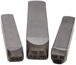 Made in USA - 1/16" Character Size, MASTER Character, Heavy Duty Individual Steel Stamp - Steel - Apex Tool & Supply
