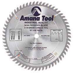 Amana Tool - 14" Diam, 1" Arbor Hole Diam, 84 Tooth Wet & Dry Cut Saw Blade - Carbide-Tipped, Standard Round Arbor - Apex Tool & Supply