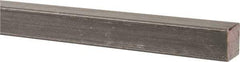 Made in USA - 36" Long x 1/2" High x 1/2" Wide, Key Stock - W-1 (Water Hardening) Tool Steel - Apex Tool & Supply