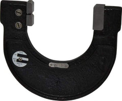 YPG - 2-1/2 to 2-3/4 Inch, Cast Iron 6x Frame Snap Gage - 0.001 Inch Graduation, Hardened Tool Steel Anvil - Apex Tool & Supply