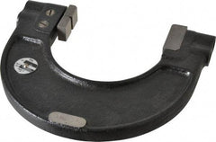 YPG - 3-1/16 to 3-7/16 Inch, Cast Iron 7x Frame Snap Gage - 0.001 Inch Graduation, Hardened Tool Steel Anvil - Apex Tool & Supply