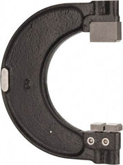YPG - 3-7/16 to 3-13/16 Inch, Cast Iron 8 Frame Snap Gage - 0.001 Inch Graduation, Hardened Tool Steel Anvil - Apex Tool & Supply