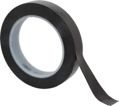 3M - Black Solid Color Vinyl Tape - 3/4" Wide x 108' Long x 5.2 mil Thick, General Traffic - Apex Tool & Supply