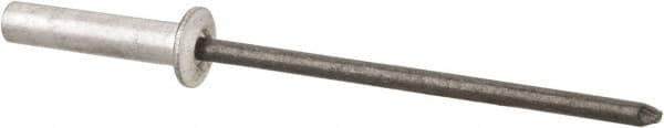 RivetKing - Size 46 Dome Head Aluminum Closed End Sealing Blind Rivet - Steel Mandrel, 0.313" to 3/8" Grip, 1/4" Head Diam, 0.129" to 0.133" Hole Diam, 0.61" Length Under Head, 1/8" Body Diam - Apex Tool & Supply